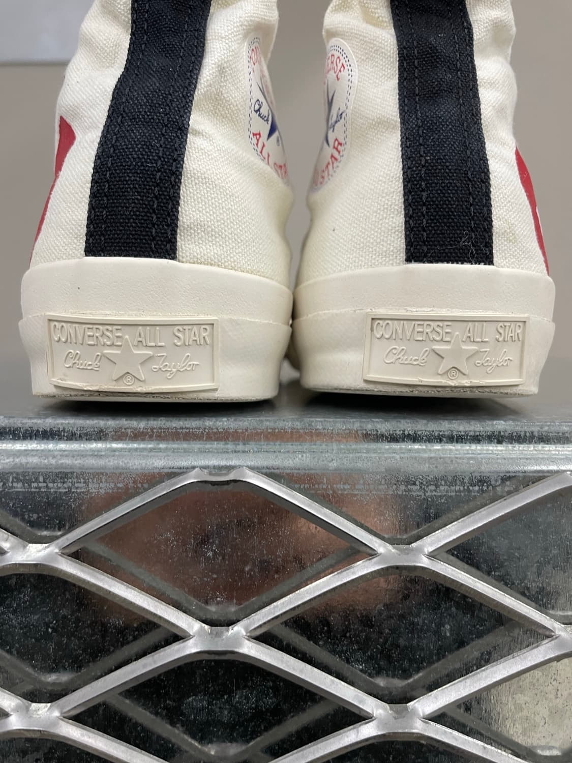 컨버스 x 플레이 꼼데가르송 하이 화이트 250 (gr-4141) 상품이미지10