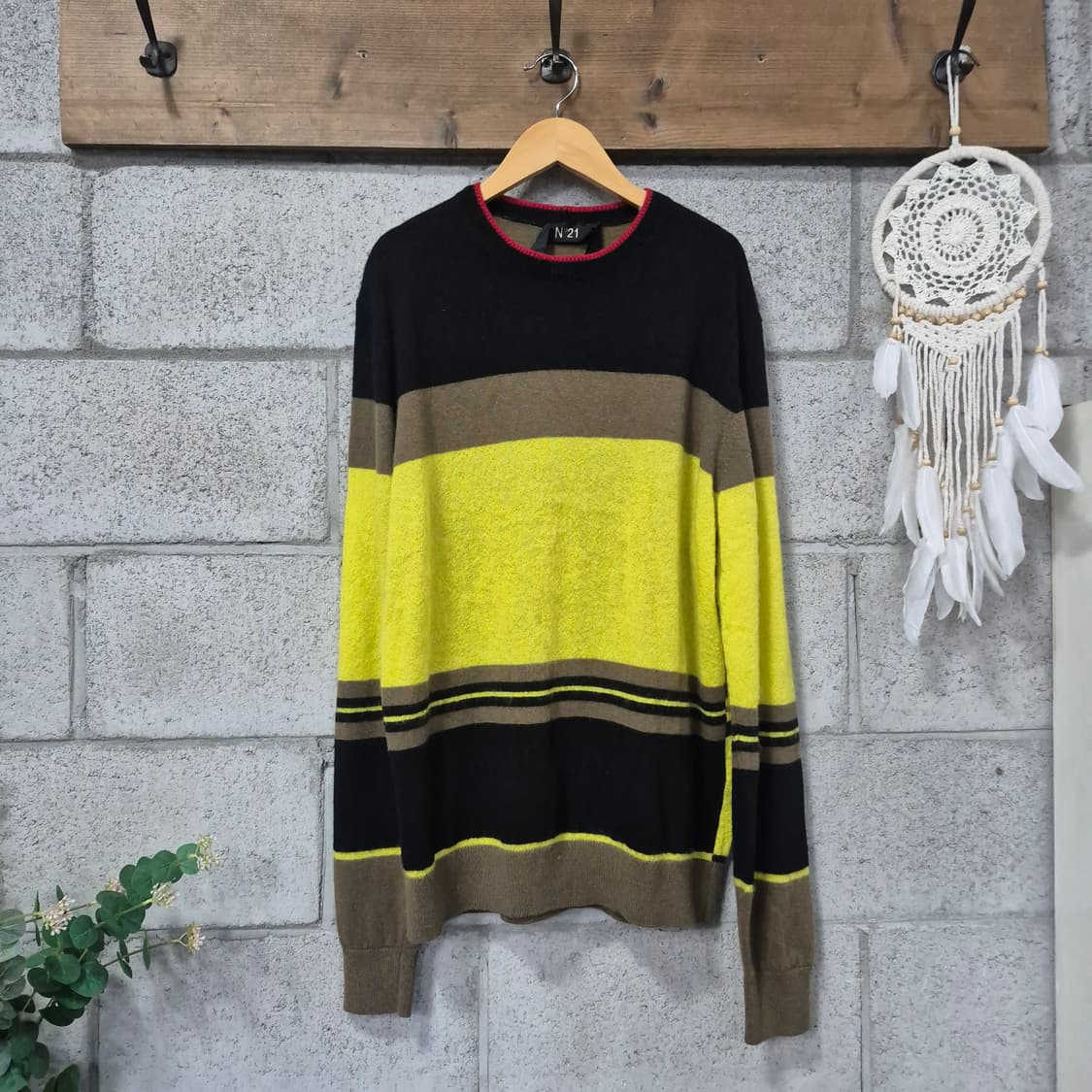 N21 /No.21 배색 컬러 니트 상품이미지1