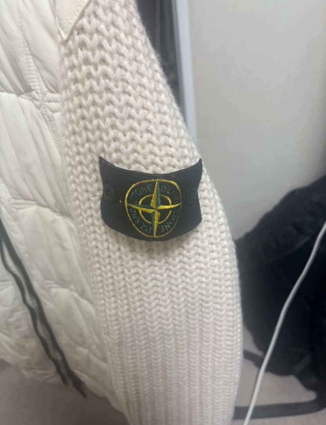 스톤 니트패딩 L 상품이미지3