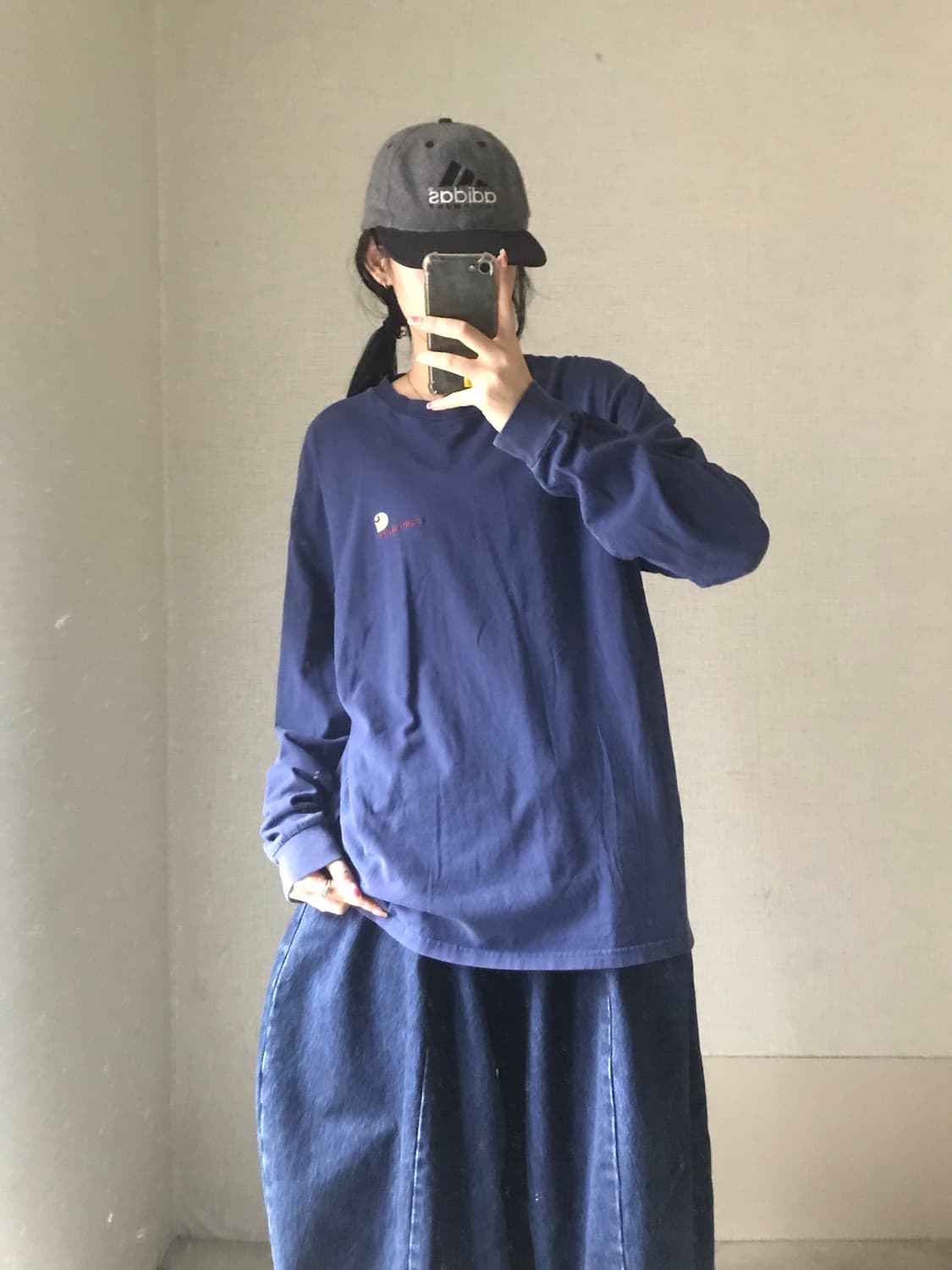 칼하트 네이비 롱슬리브 상품이미지4