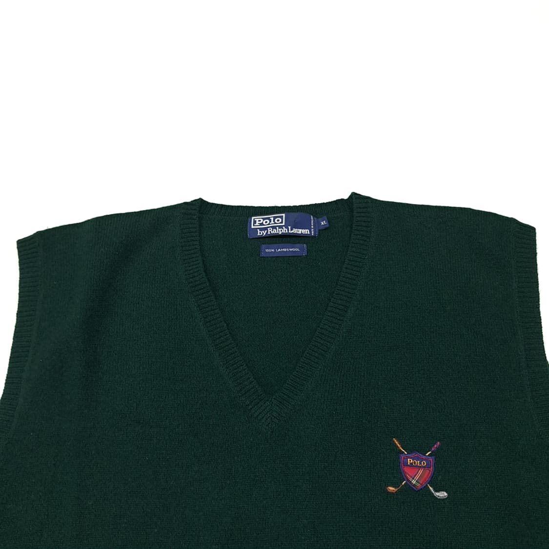 CL188 XL 폴로 램스울 크레스트 니트 베스트 상품이미지2