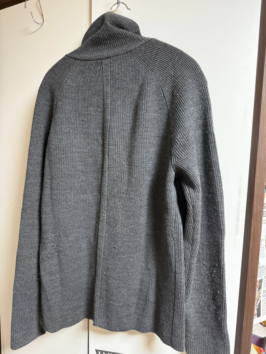 랙앤본 rag&bone 뉴욕 차콜색 숄카라 가디건 195000원 상품이미지2