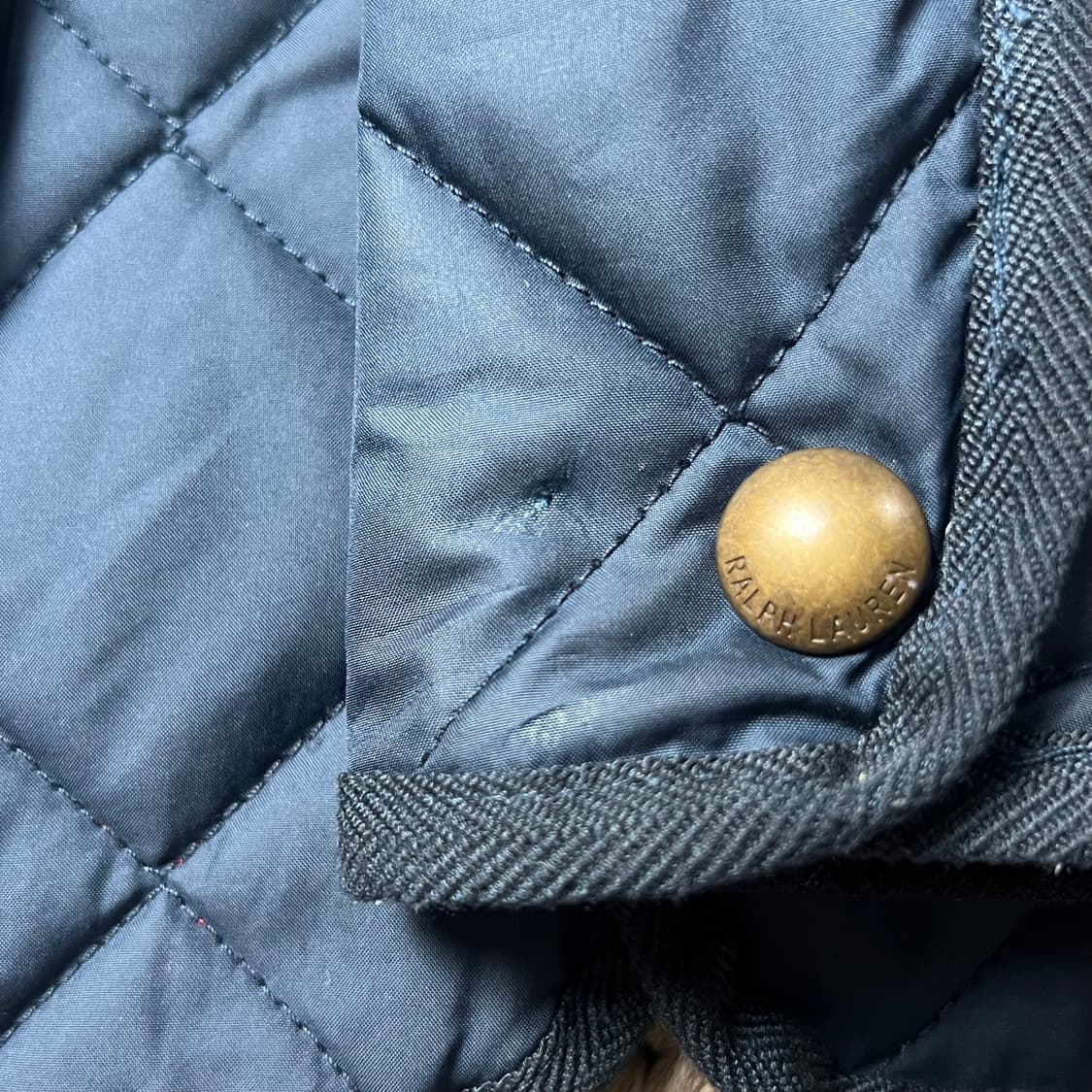 폴로 랄프로렌 퀄팅 자켓 네이비 M 상품이미지9