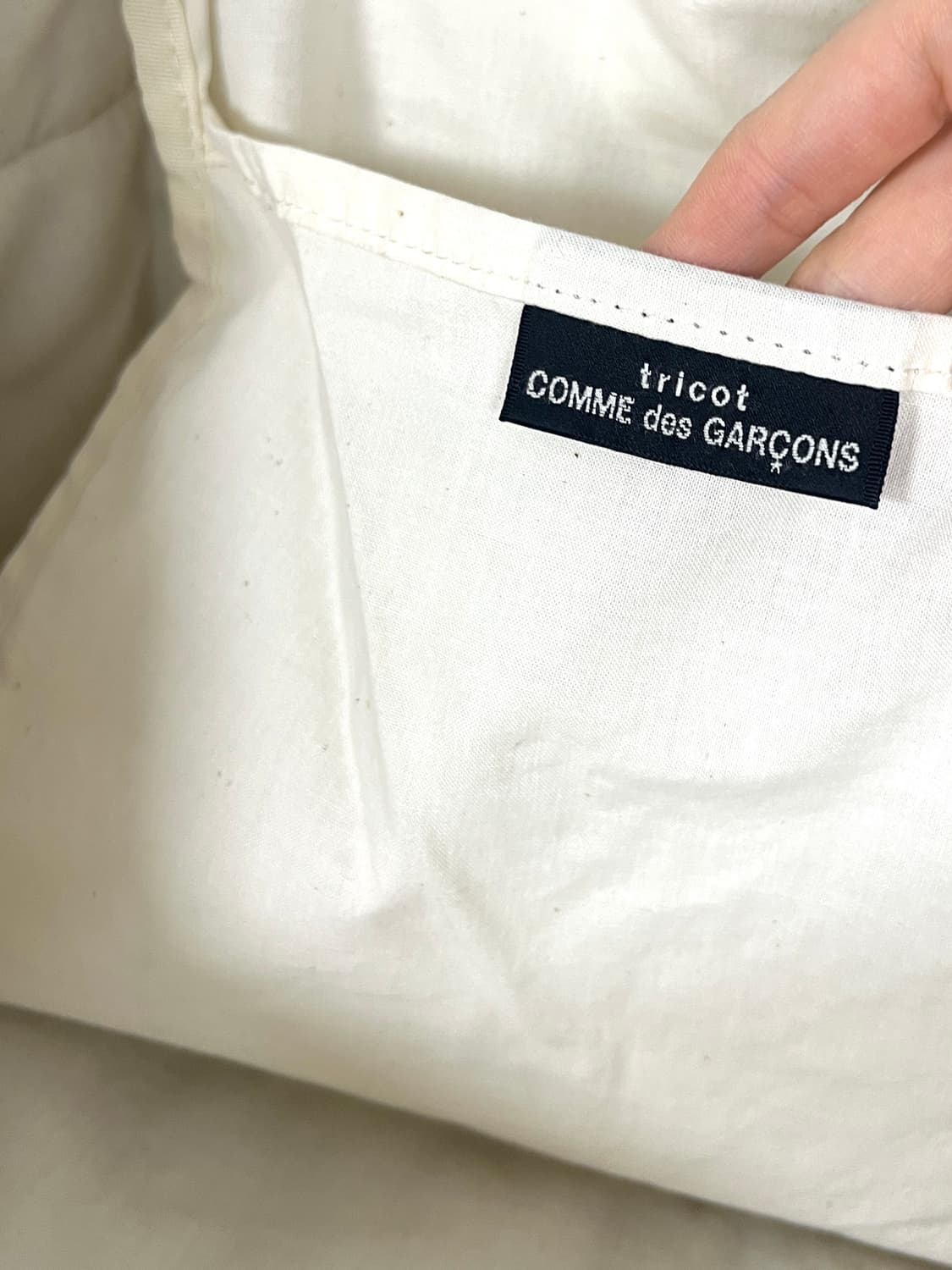 COMMEdesGARCONS tricot-TOTE BAG(Gr) 상품이미지7