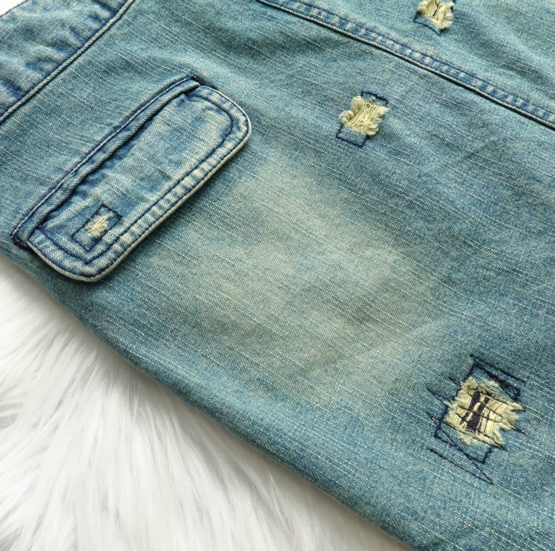 빈티지 워싱 데님 미니스커트 1871 상품이미지7