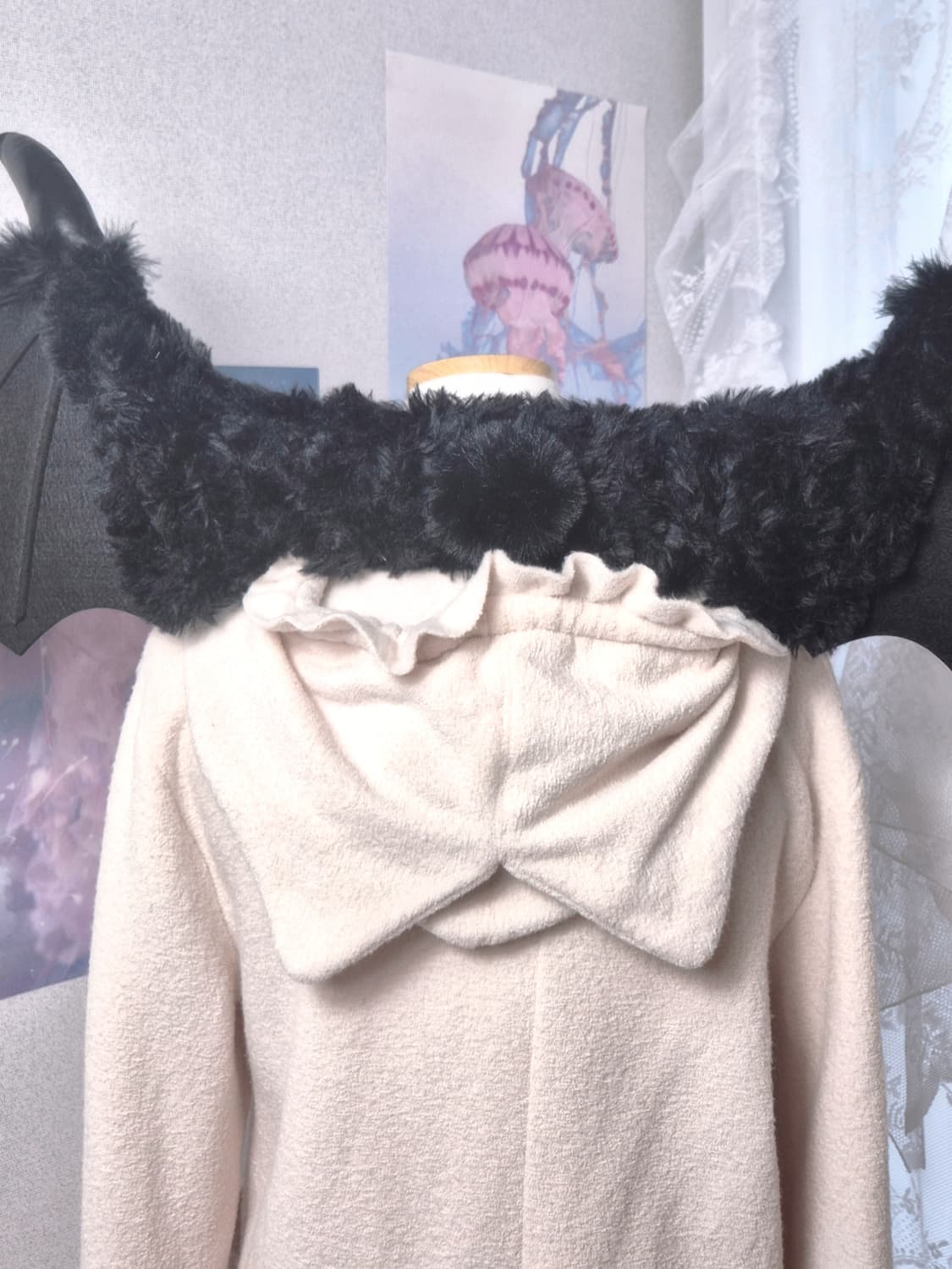 Deorart 악마 후드 네코미미 폼폼 고딕 투웨이 히메갸루 헤이세이 상품이미지2