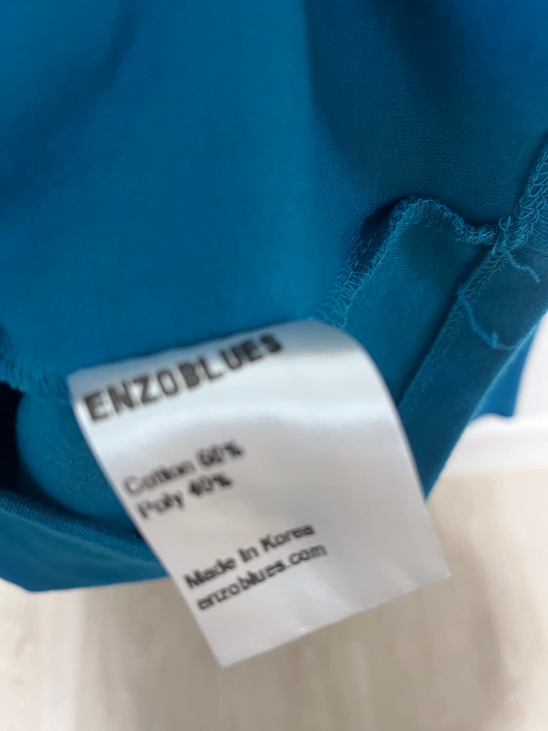 엔조블루스 긴팔 티셔츠 3/4 슬리브 셔츠 상품이미지3