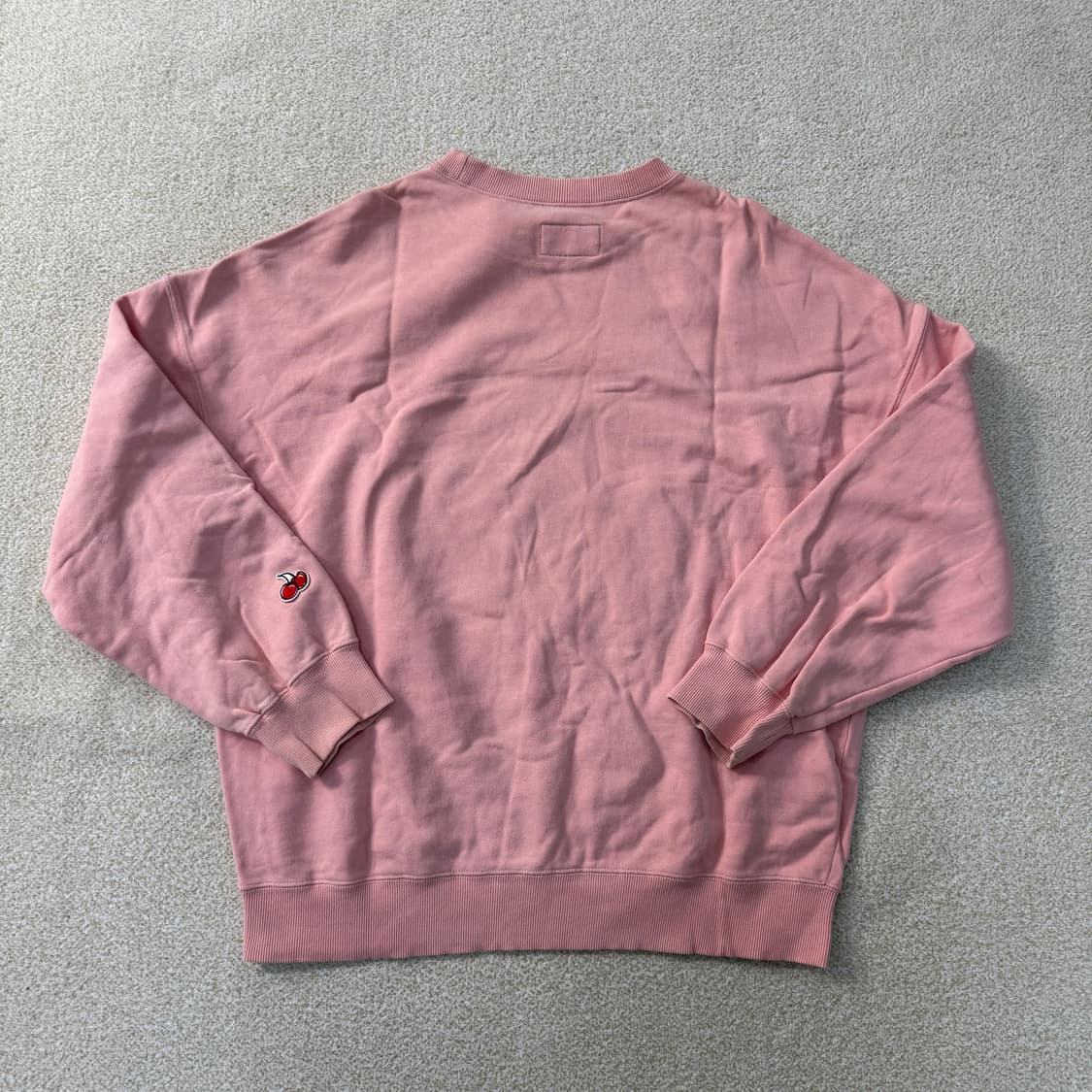 1사이즈 키르시 체리 빅로고 맨투맨 0120T 상품이미지2