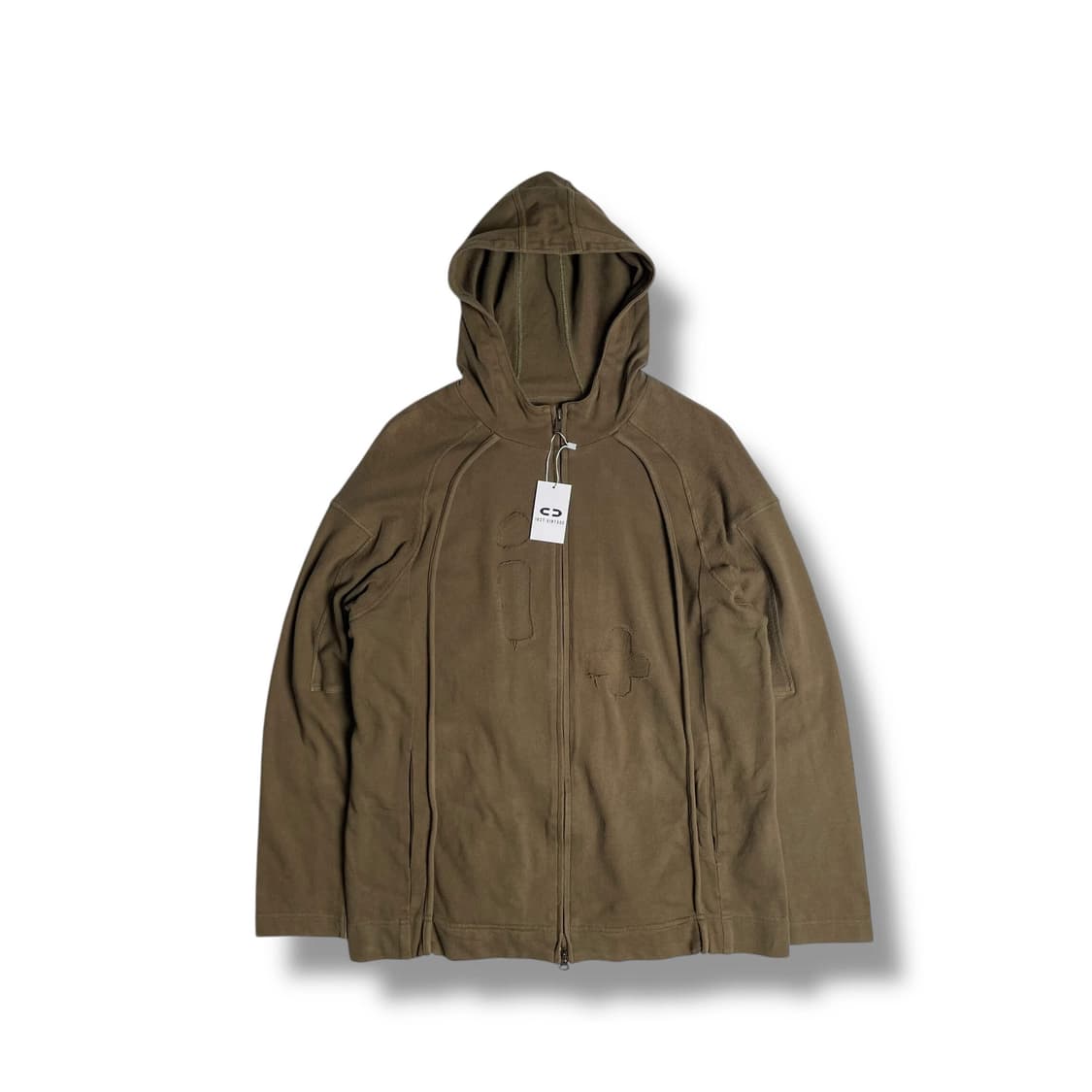 i+mu 리버스 져지 포인트 집업 후드 상품이미지1