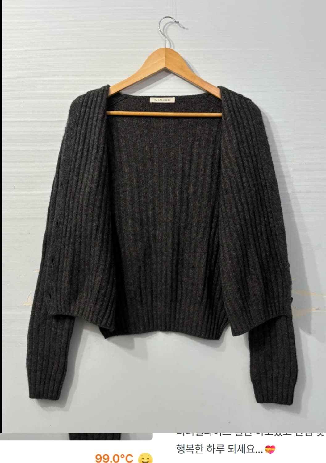 더캐시미어 THE CASHMERE 캐시미어 가디건 Free 상품이미지2