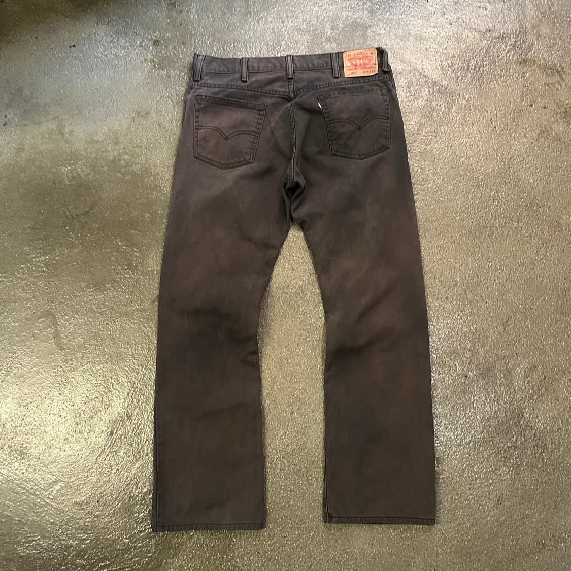 00s Levis517 브라운 데님 부츠컷 (36“) 상품이미지5
