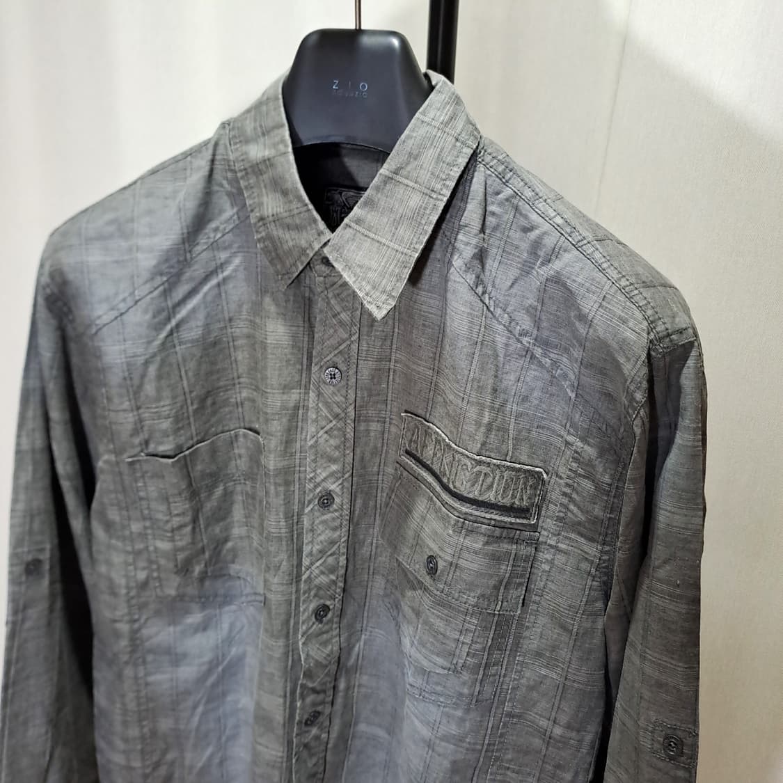 (택포) Affliction 해골윙 자수 어플릭션 셔츠 B530 상품이미지4