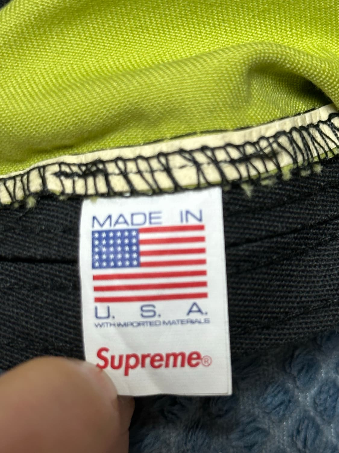 슈프림 캠프캡 다크라임  상품이미지3