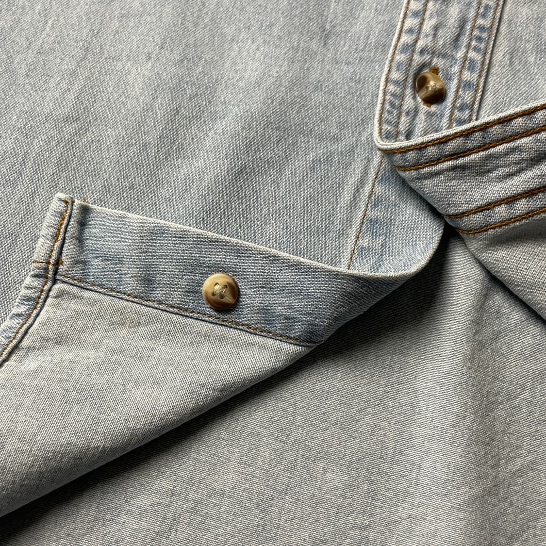 TEXX 빈티지 다운버튼 코튼 데님 셔츠 A00673 상품이미지6