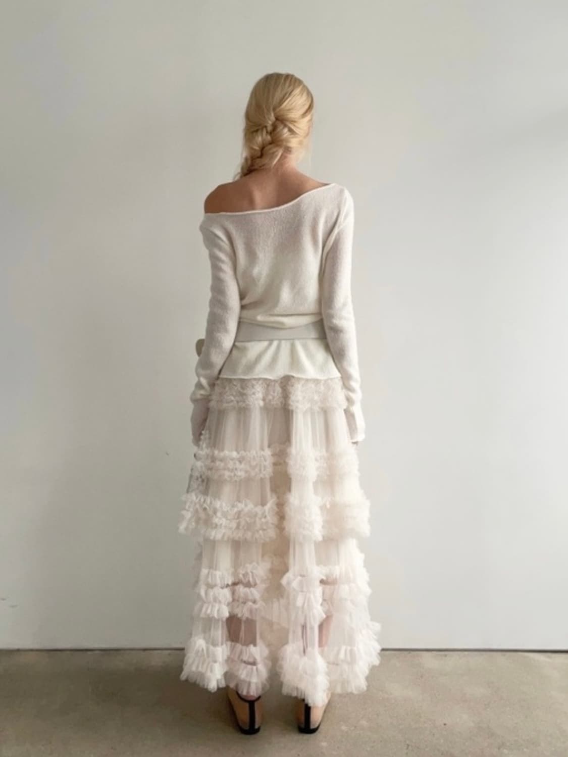 아델리오 bouquet chiffon sha skir 상품이미지4
