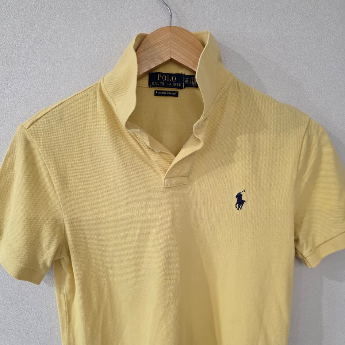 폴로 랄프로렌 커스텀 슬림핏 옐로우 XS 상품이미지3