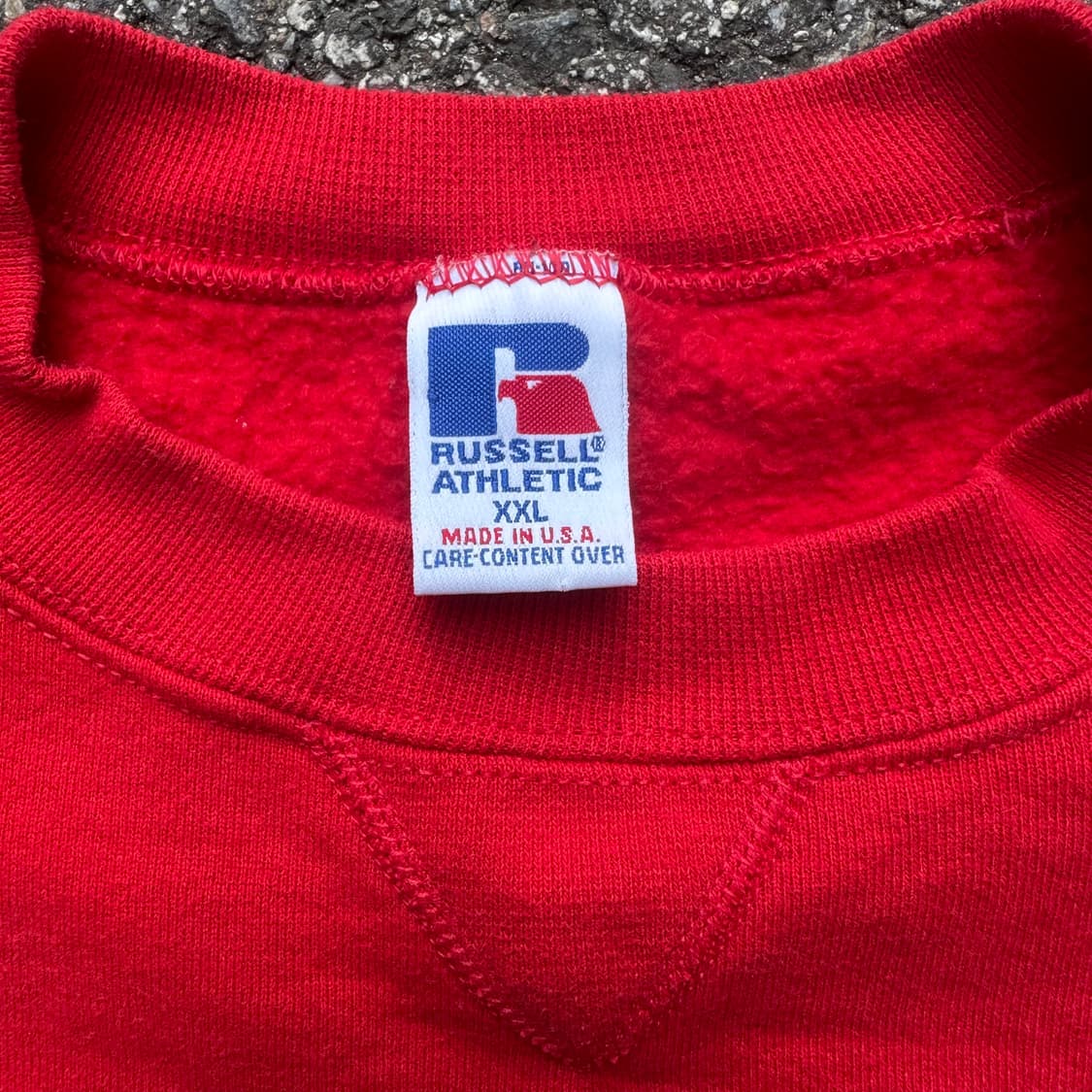 빈티지 90s 러셀 스웻셔츠 레드  상품이미지3