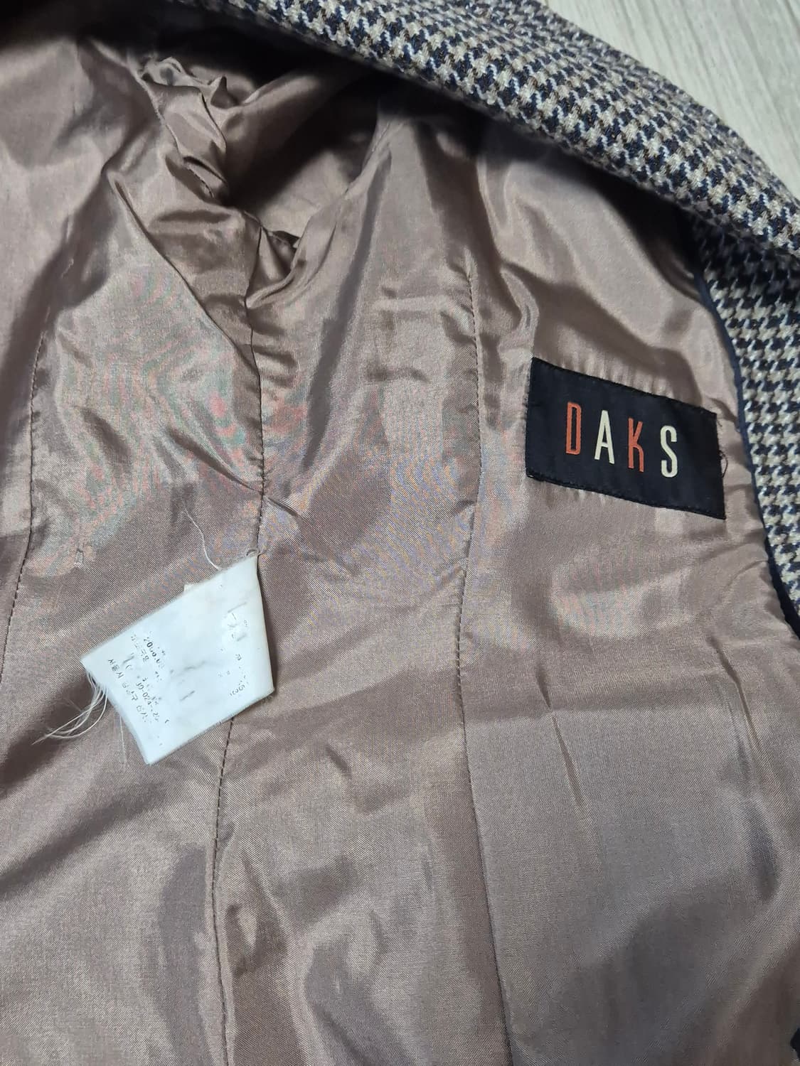 닥스 블루 브라운 패턴 블레이저 자켓 상품이미지6