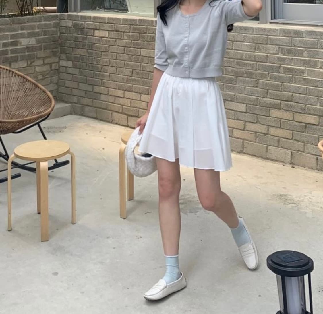 웨어웨더 모드니 스커트 블랙 XS (새상품, 택 O) 상품이미지3