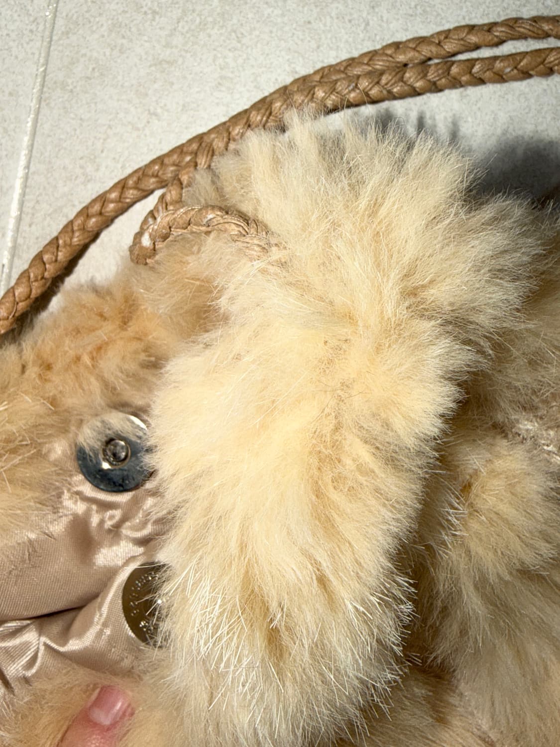 vintage rabbit fur mini cross bag 상품이미지3