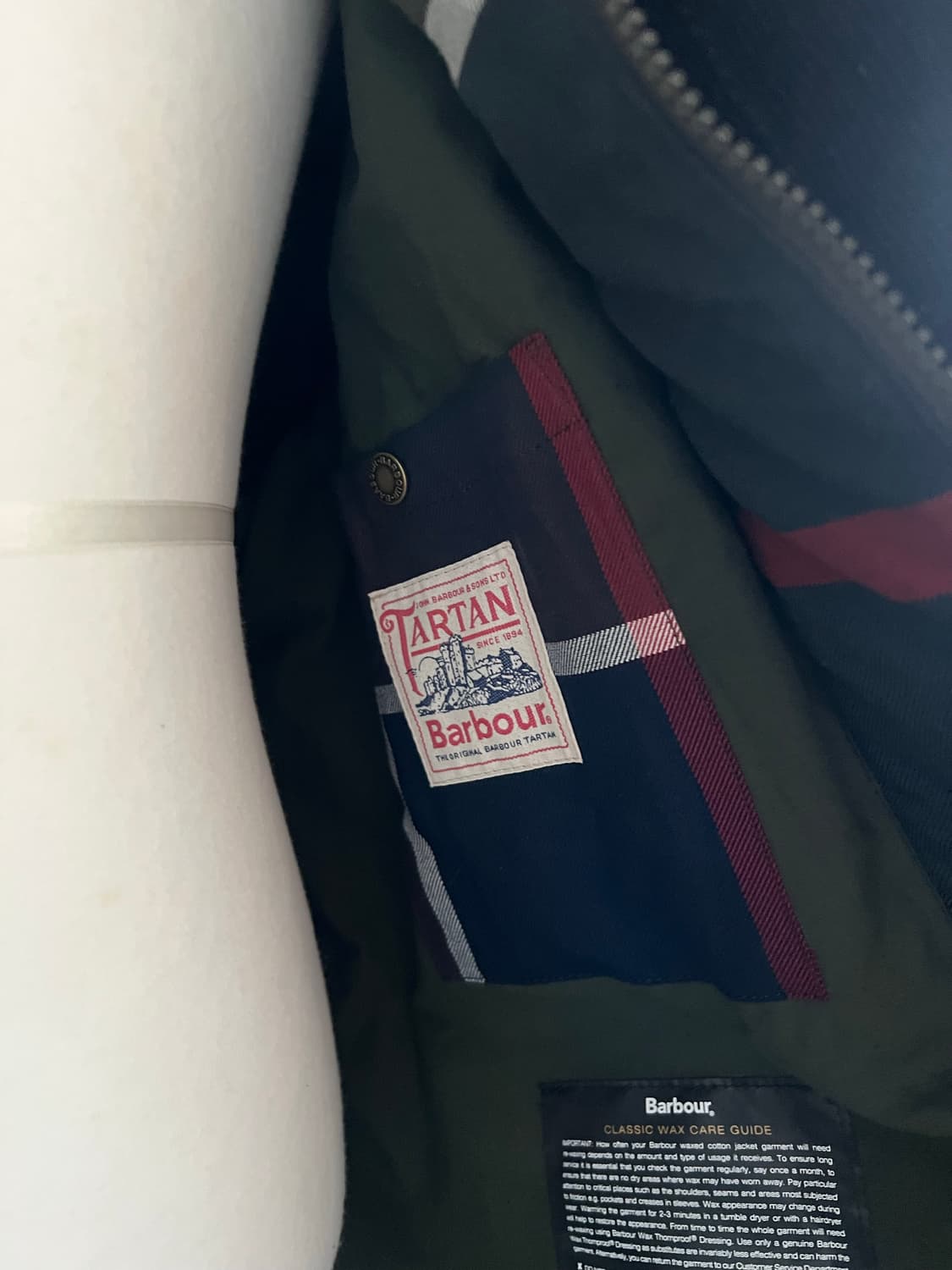 [XXL] 바버 센츄리 왁스 자켓 상품이미지6