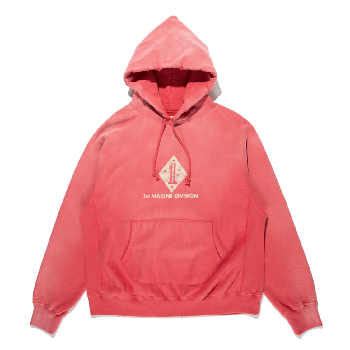 BOWWOW 1ST MARINE DIVISION HOODIE AGEING 상품이미지2