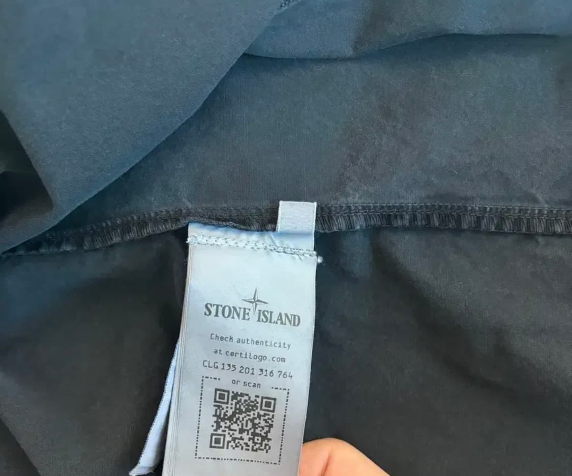 [L] 스톤아일랜드 올드이팩트 오버셔츠 블랙 22ss 114WN 상품이미지6