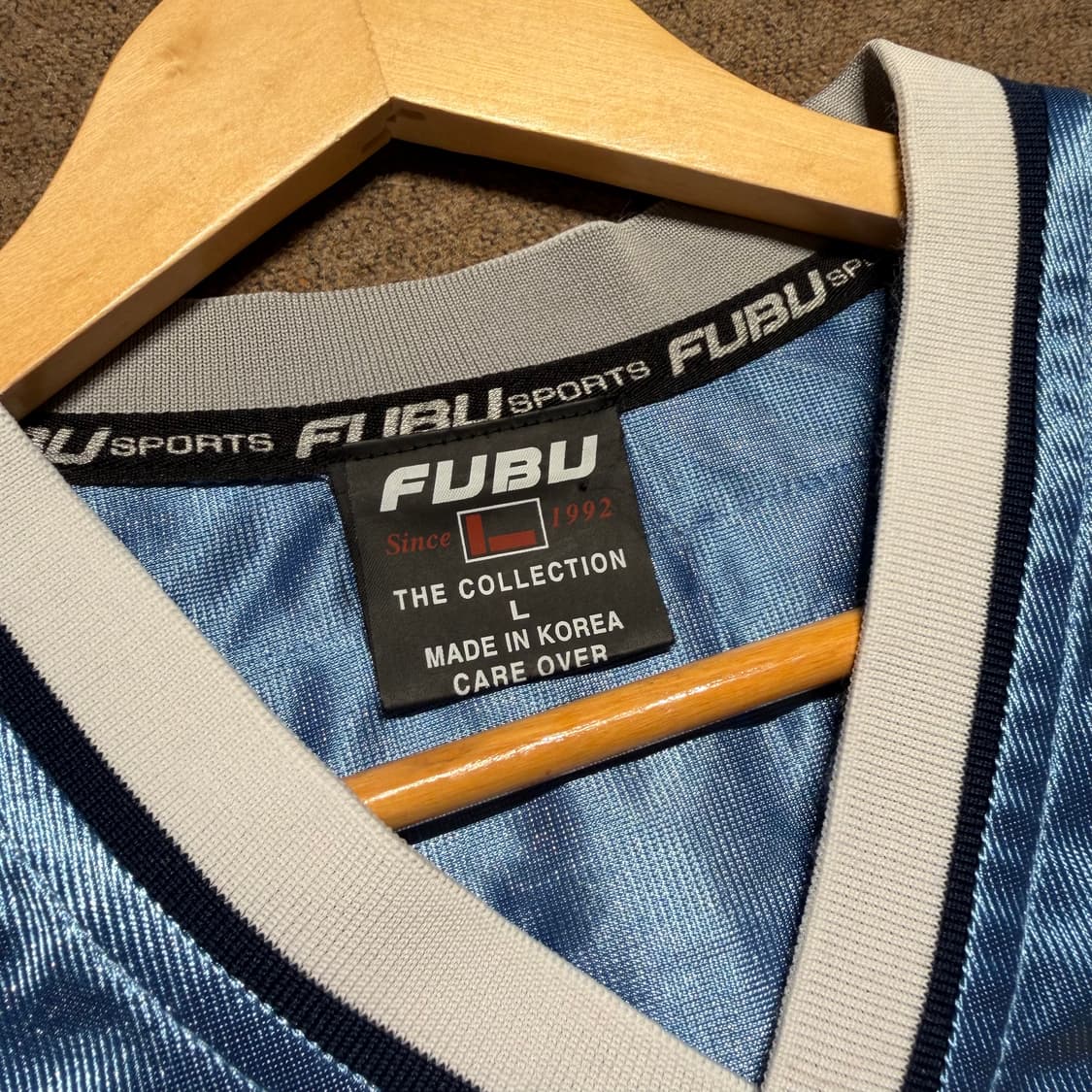 FUBU 후부 00s 챔스 럭비 져지 L 105 상품이미지4