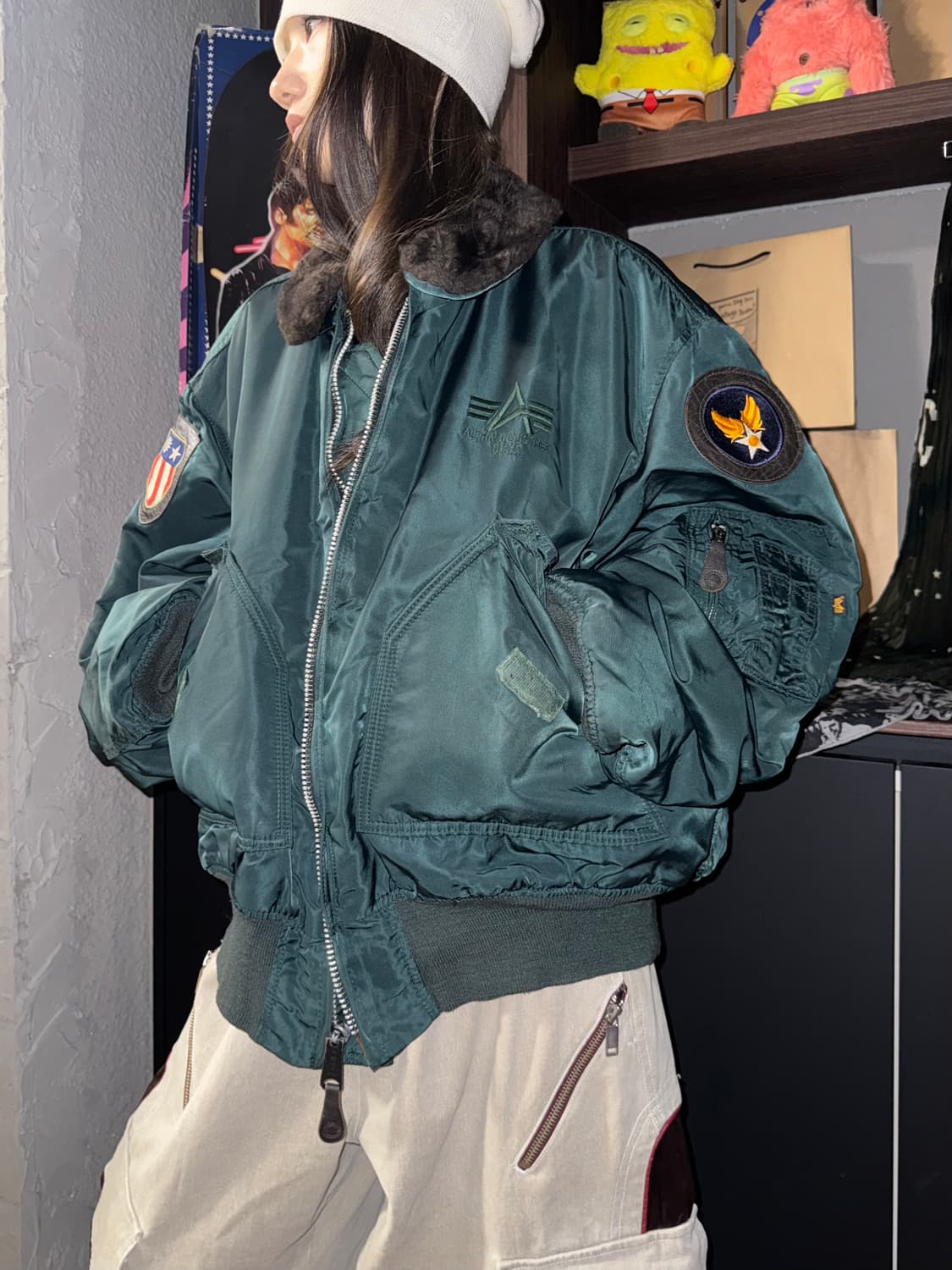 90's Alpha Industries 항공점퍼 상품이미지1