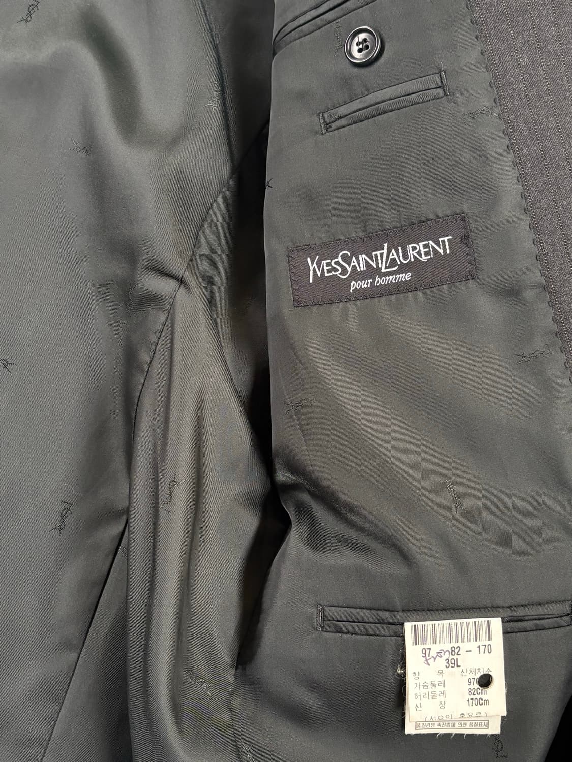 90‘s 입생로랑 빈티지 블레이저 자켓 상품이미지4