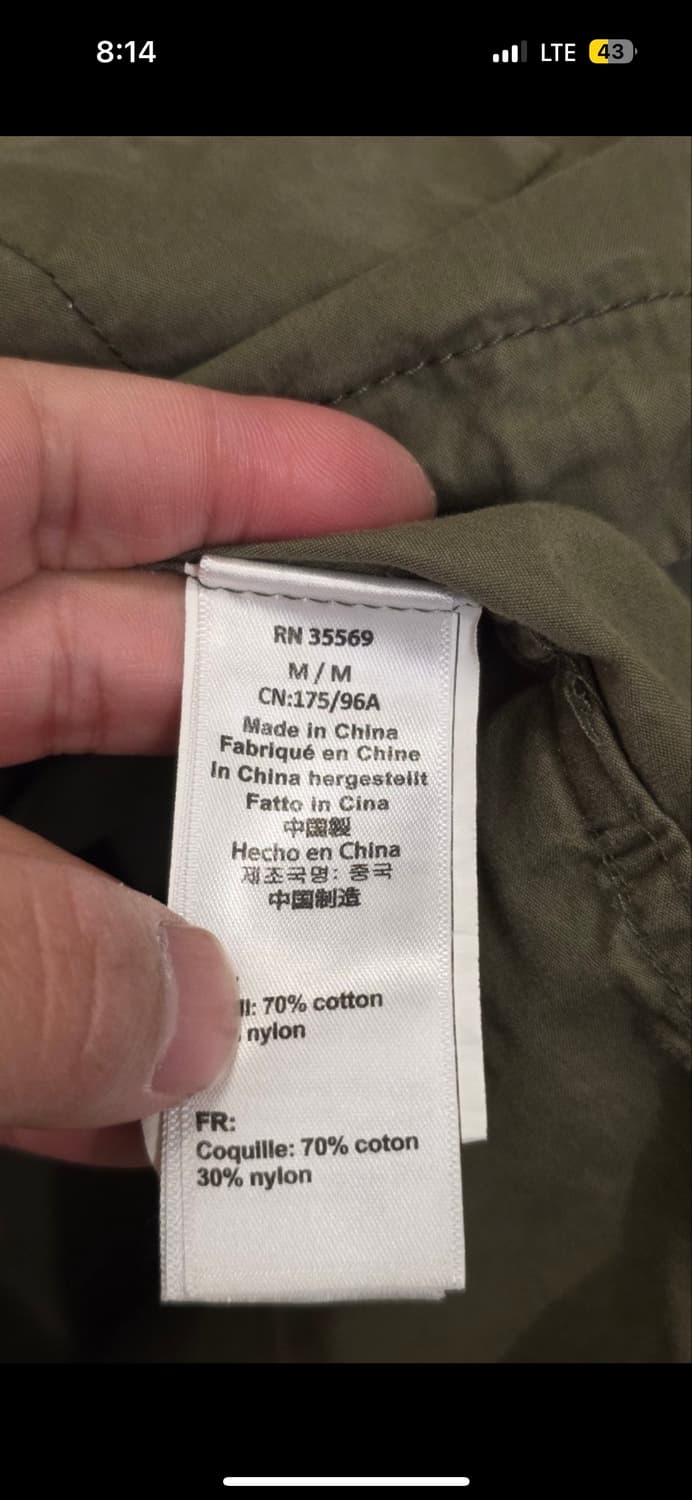 M 알파인더스트리 m65 야상 자켓  상품이미지4