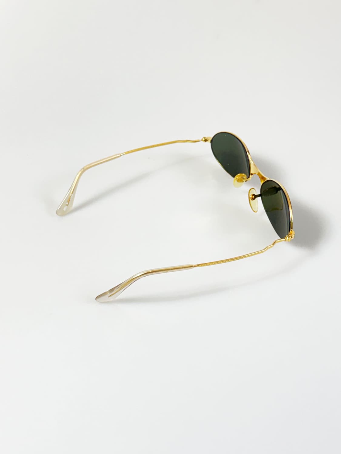 90s 골드 슬림 오벌 프레임 빈티지 선글라스 상품이미지4