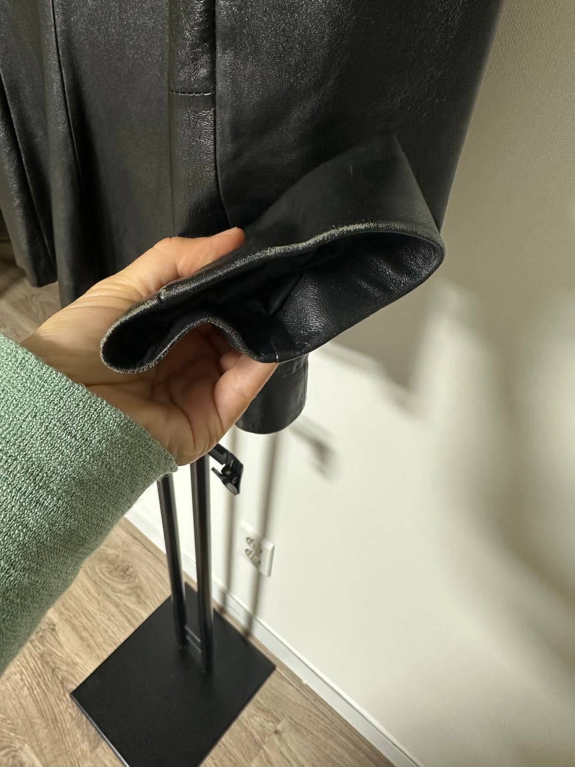 llda 우영미 리얼 양가죽자켓-55사이즈 상품이미지10