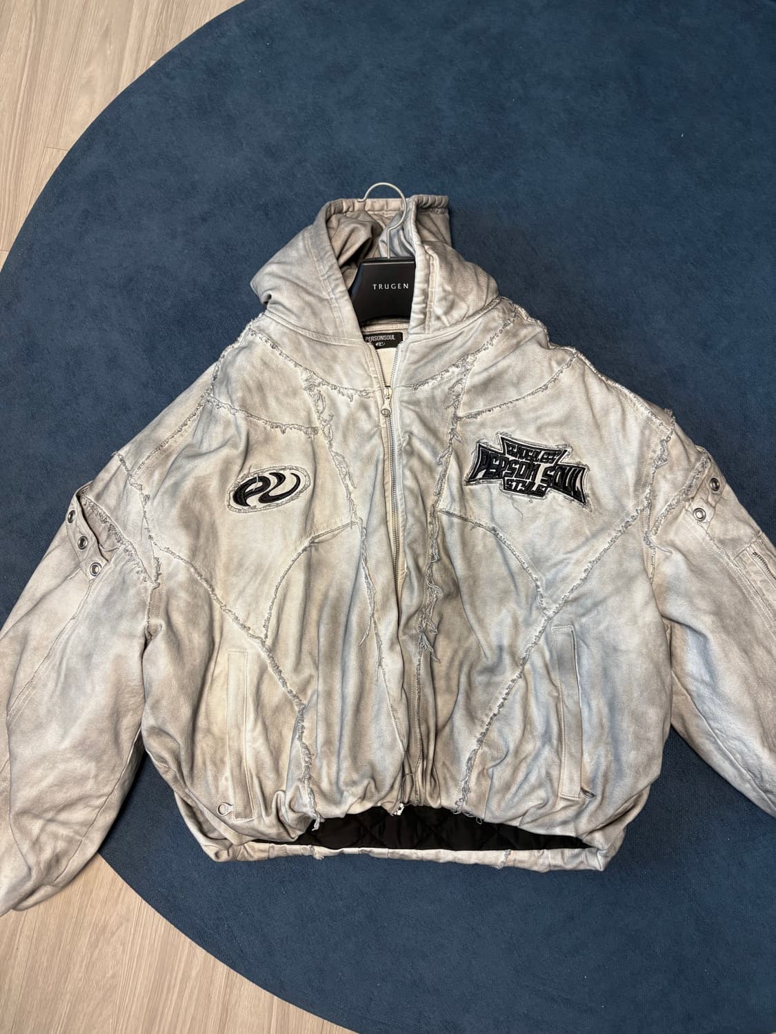 Personsoul 더티워싱 패딩 상품이미지1