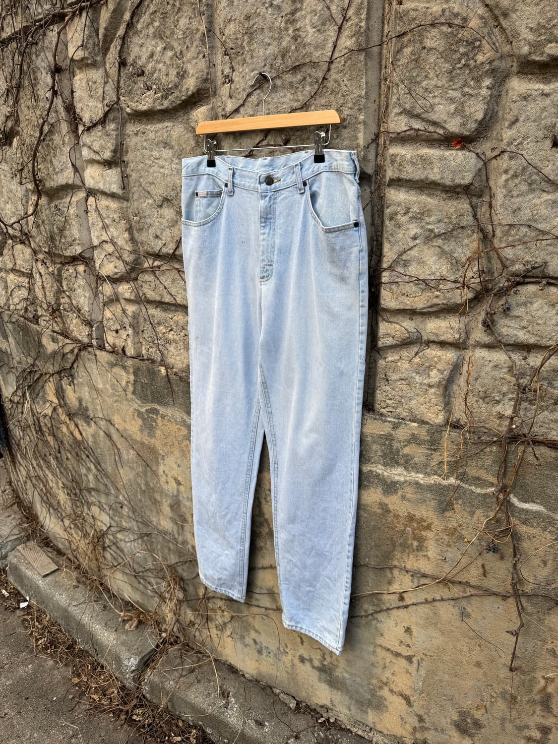 90s lee 빈티지 205 워싱 데님 팬츠 36 상품이미지3