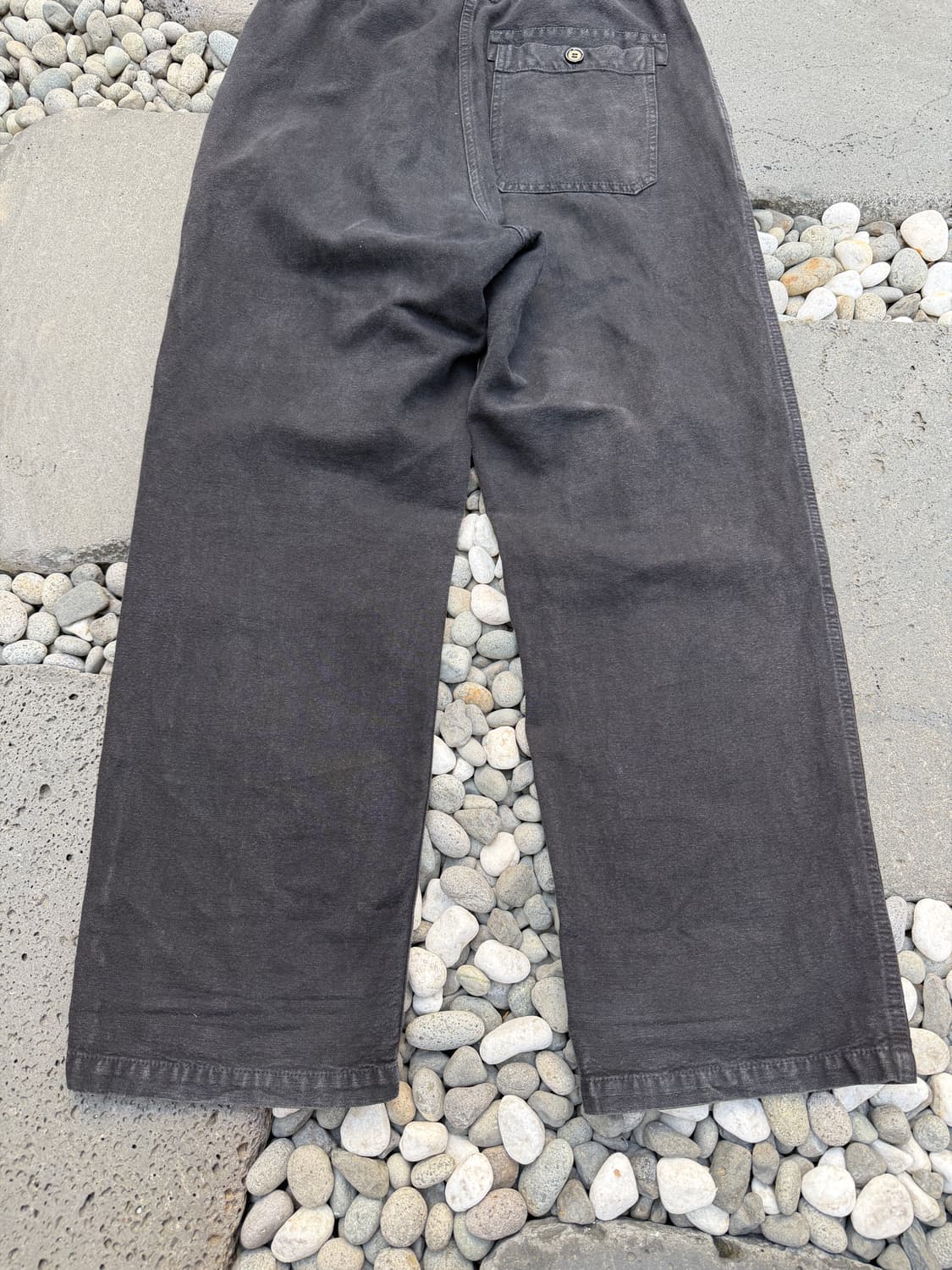 1990s VETRA FADED BLACK 베트라 블랙 프렌치 워크팬츠 상품이미지8