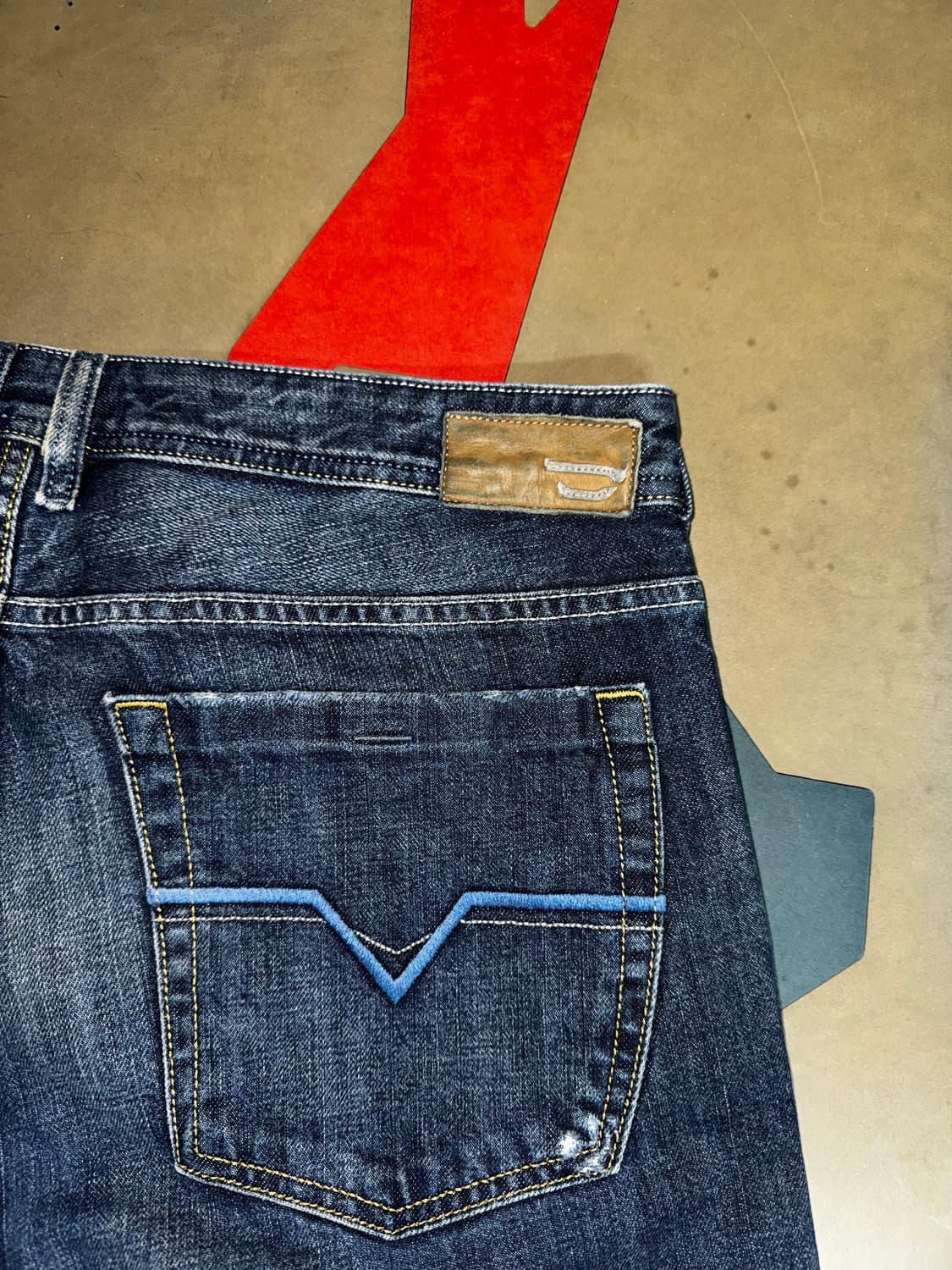 00‘s Diesel ZATHAN Bootcut Denim Pants 상품이미지5