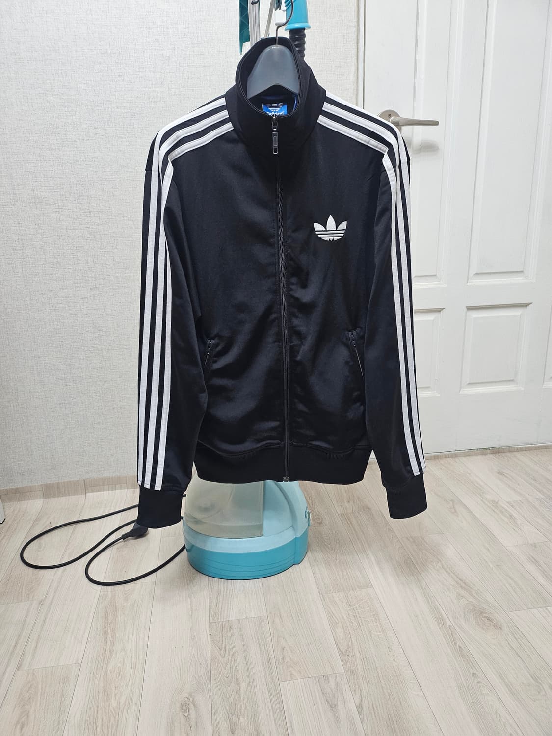 (85~90) ☆초대장급☆ 아디다스 파이어버드 [검흰] 트랙탑져지 상품이미지1