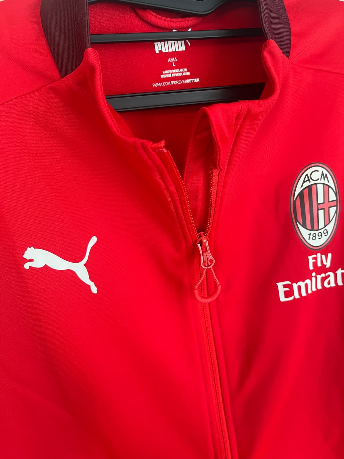 푸마 AC밀란 챔피언스 리그 트랙 자켓 져지 레드 [L] 상품이미지5