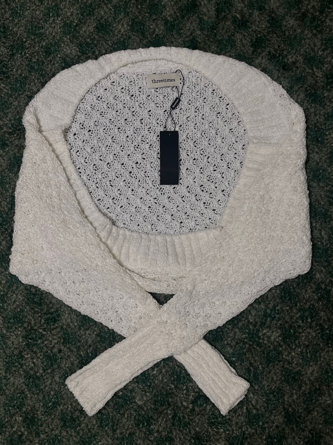 쓰리타임즈 포니 볼레로 새상품 (화이트) 상품이미지2