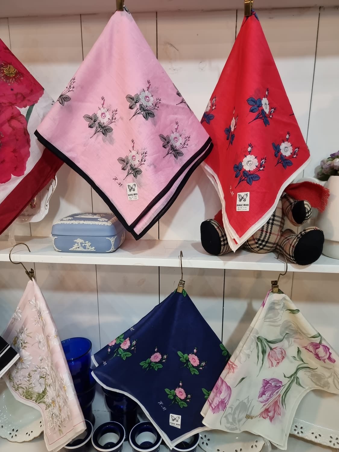 하나에모리 손수건8종일괄 플라워 패턴 스카프 상품이미지5