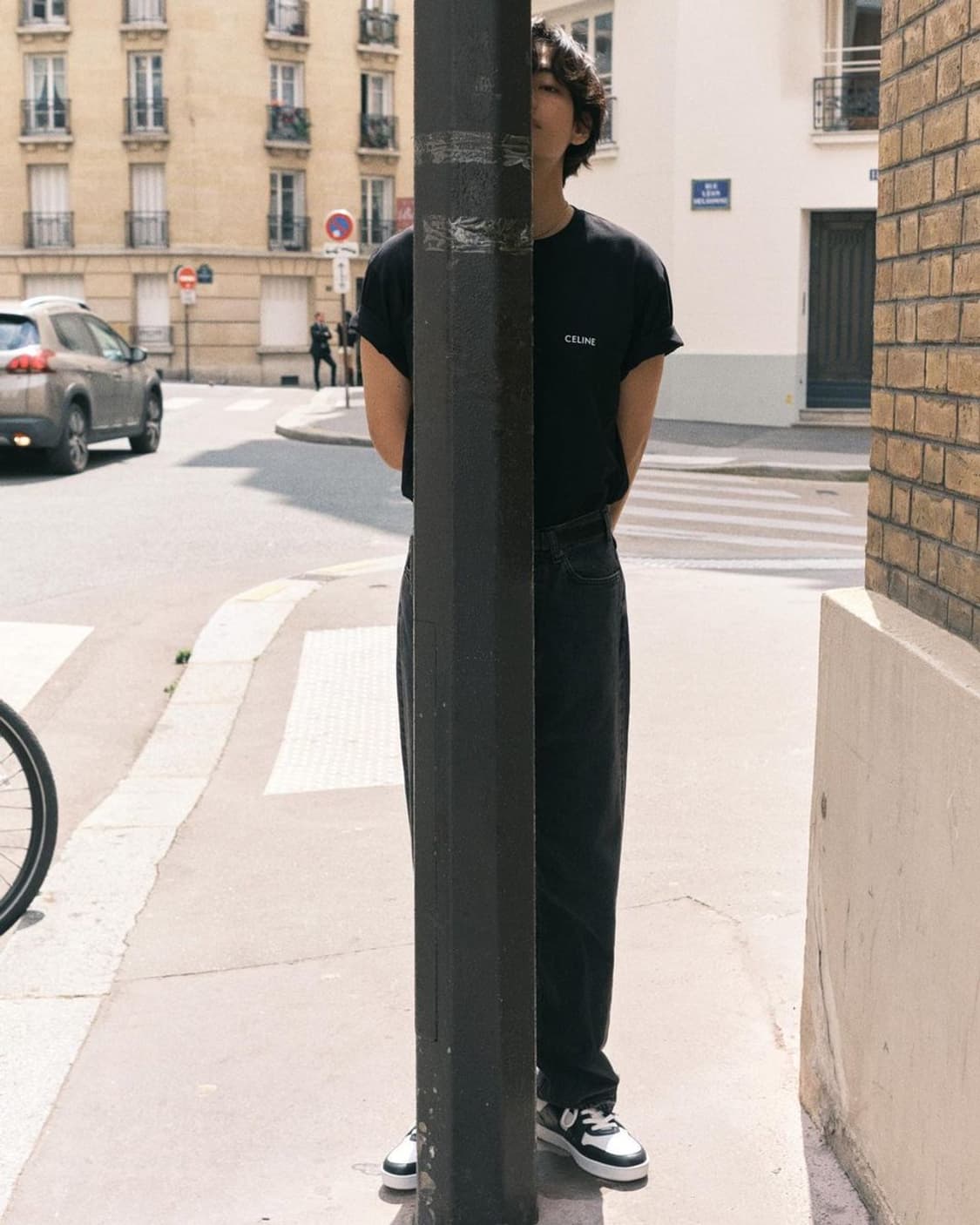 [BTS 뷔님 착용] 셀린느 23ss 차콜워시 웨슬리진 상품이미지3