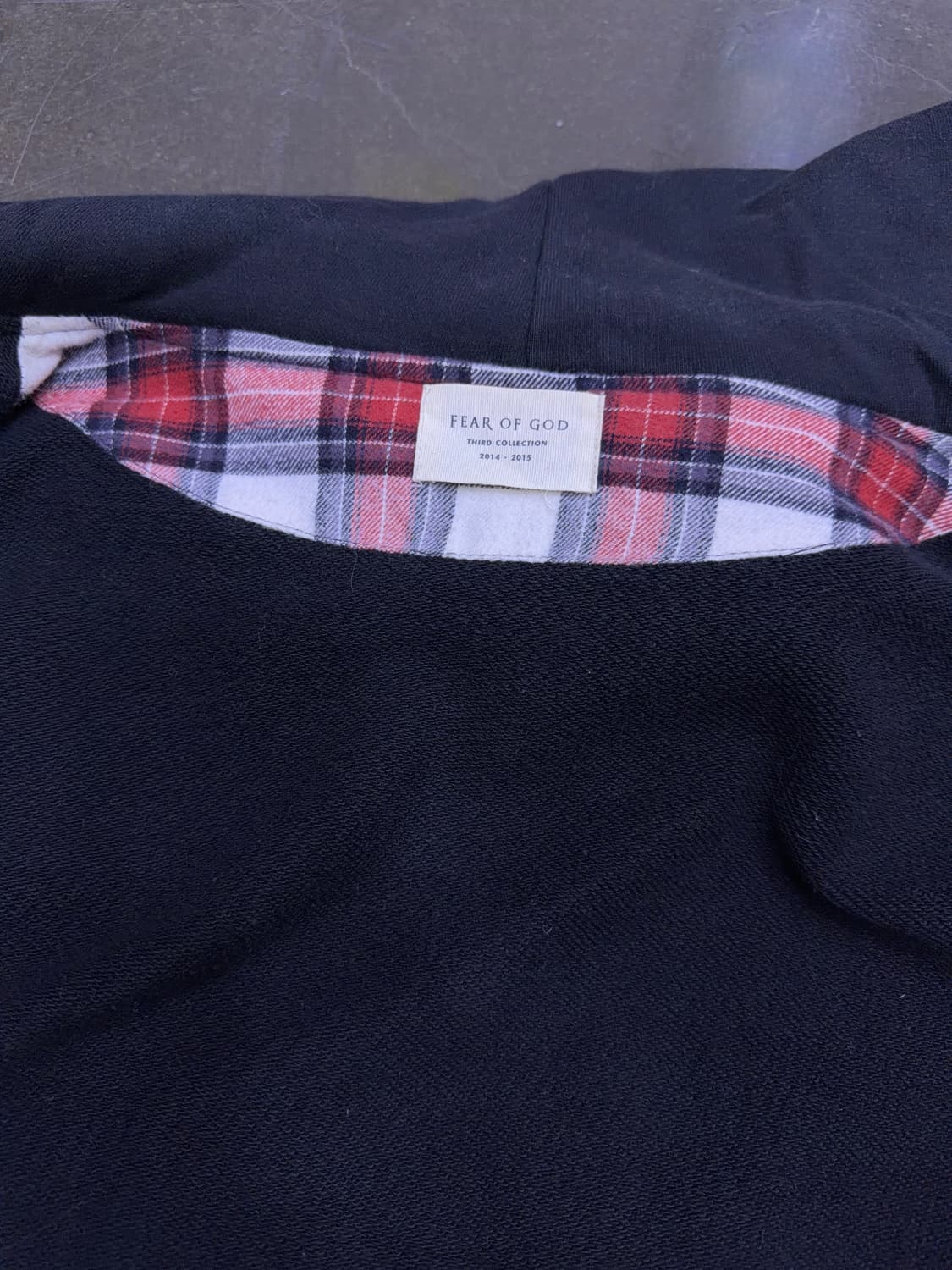 피어오브갓 3rd 체크 포켓 2way 후드집업 자켓 M 상품이미지8