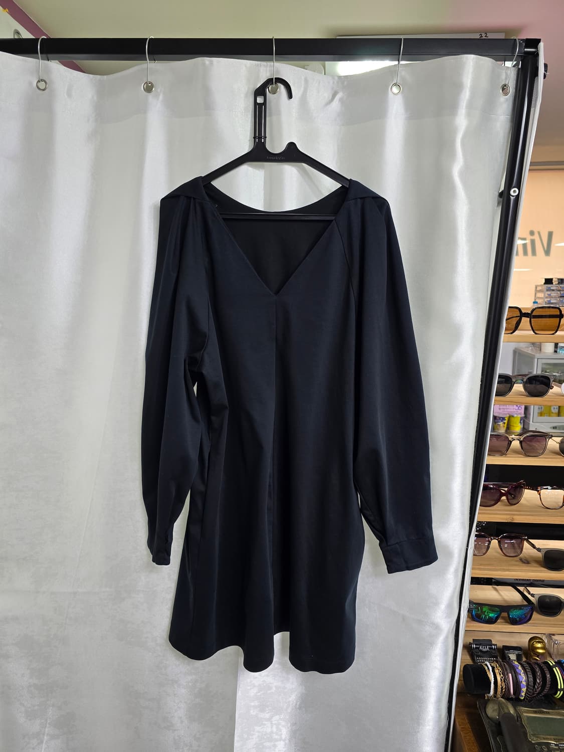 코스 블랙 긴팔 미니 원피스 (1459) 상품이미지2