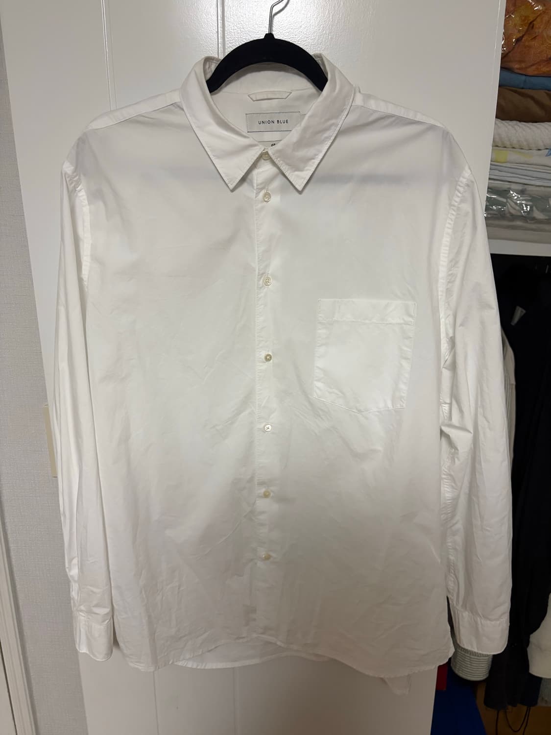 [XL] 유니온블루 데스크 셔츠 화이트 상품이미지1