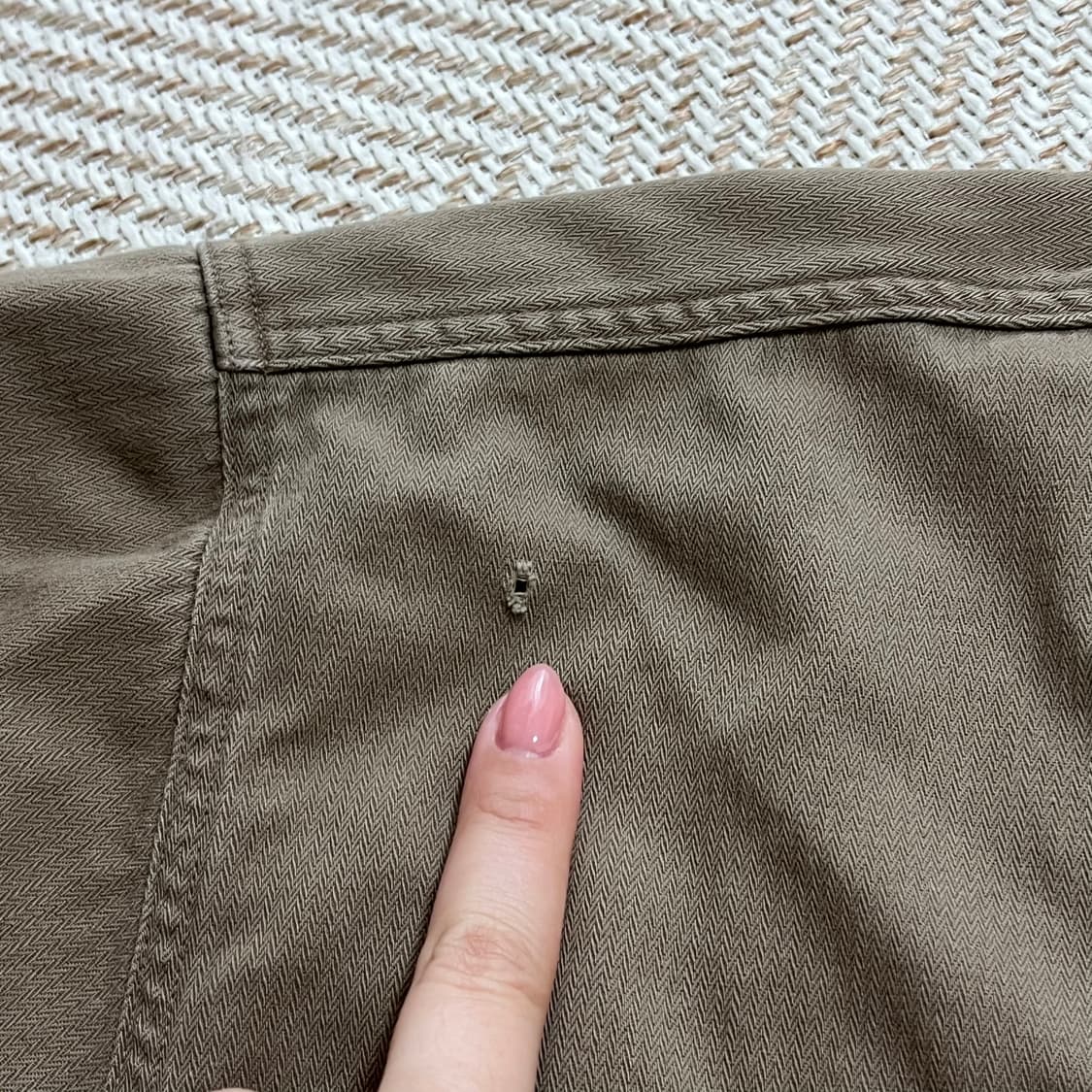 [정품] 챕스 브라운 포켓 셔츠 [ M ] 상품이미지8