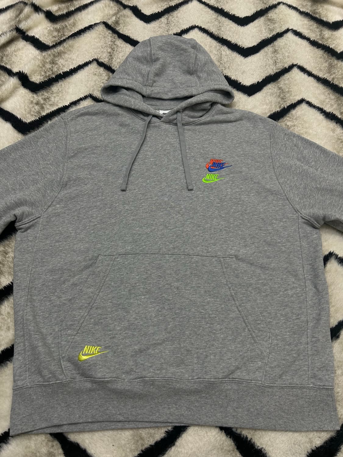 [XL]나이키 NSW 멀티 스우시 후드/그레이 상품이미지4