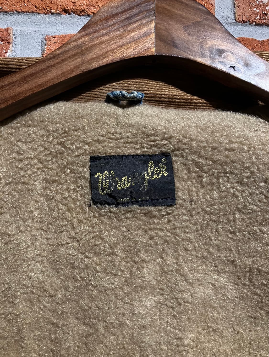 70s USA 빈티지 랭글러 데님 셰르파 자켓 상품이미지9