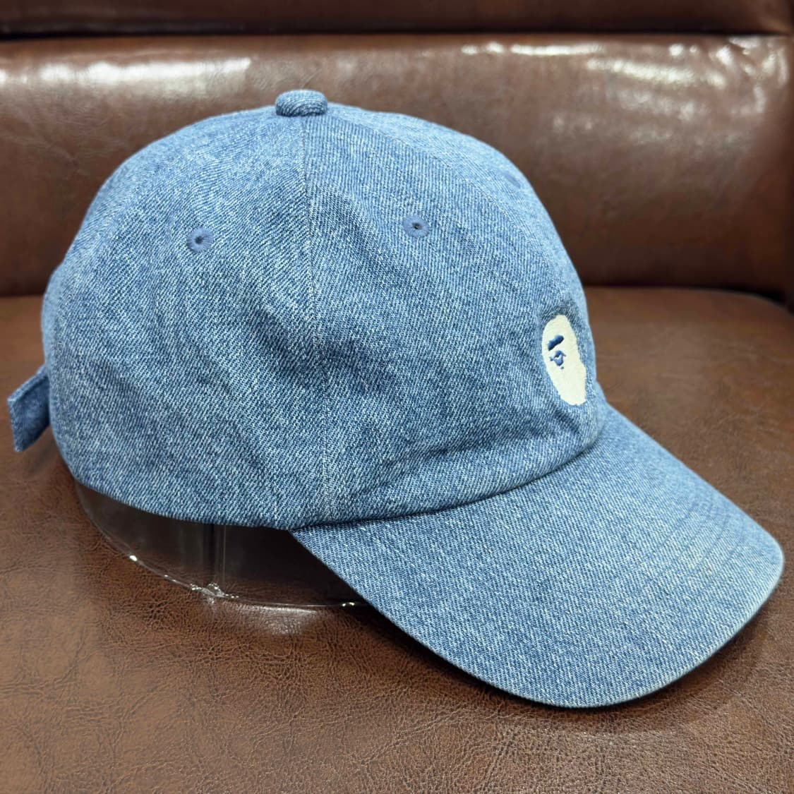 베이프 데님 로고 볼캡 상품이미지3