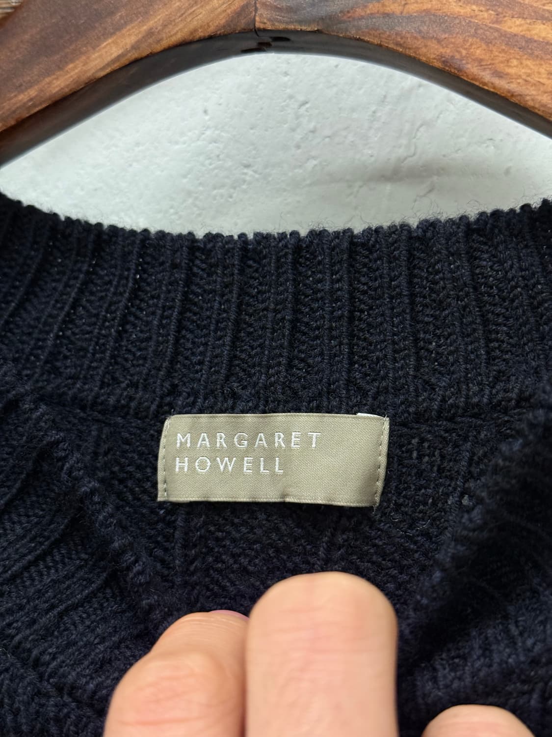 66) MARGARET HOWELL Cable Knit Crewneck  상품이미지7
